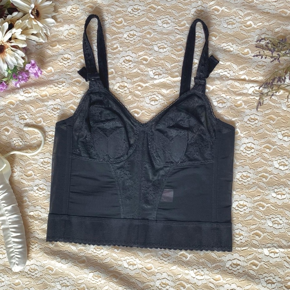 1960s Charmode Lace Corset Bustier